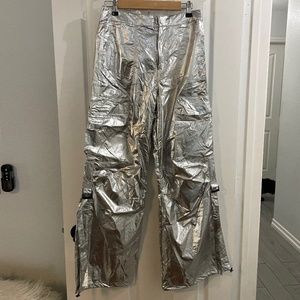 Zach Ailsa silver pants